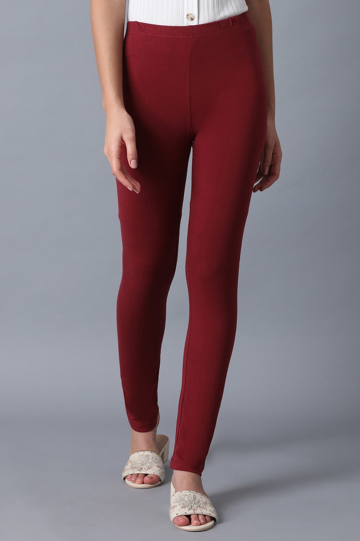 Maroon Leggings - S