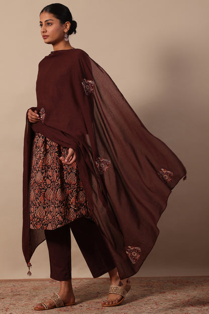 Solid  Pure Cotton Dupatta