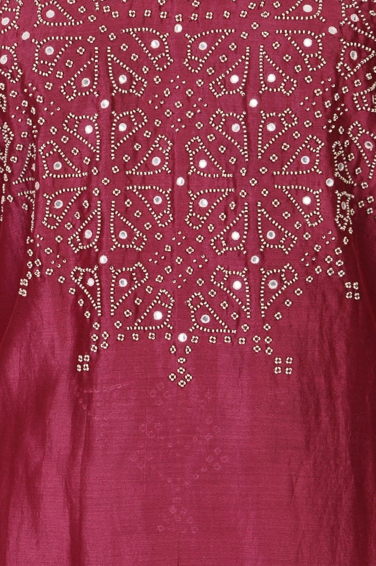 Purple Embroidered Cotton Silk Straight Kurta with Pants and Dupatta Set