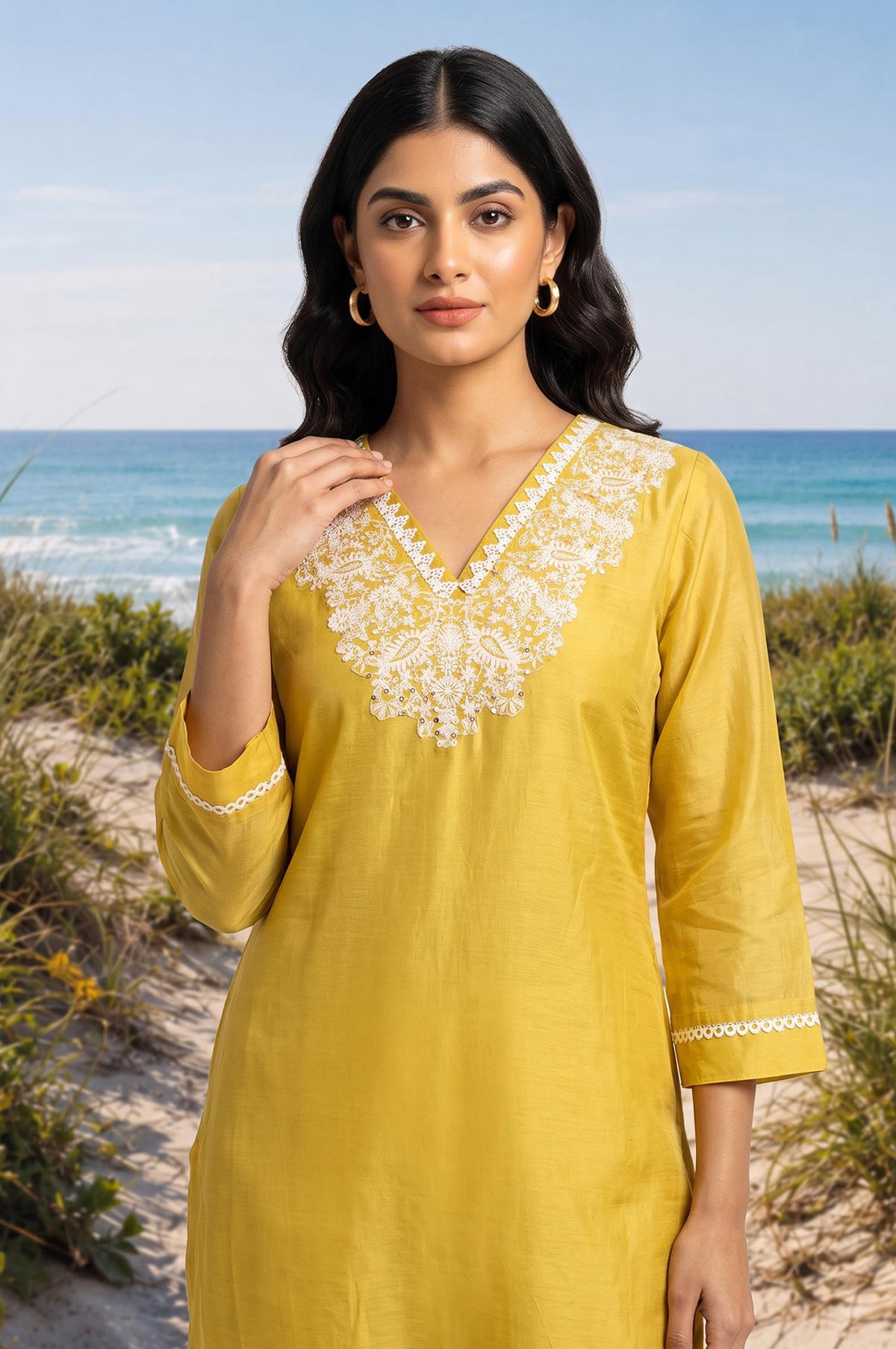 Assorted Solid Straight Kurta