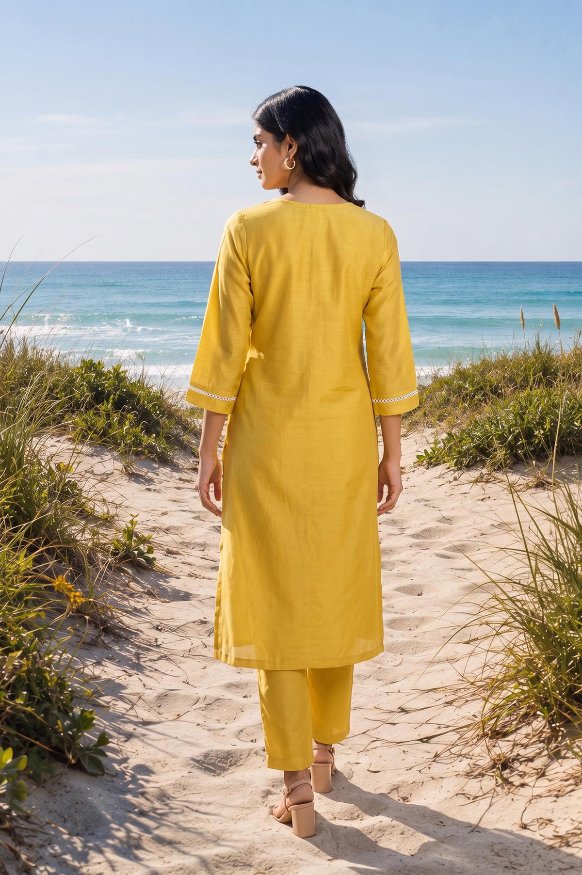 Assorted Solid Straight Kurta