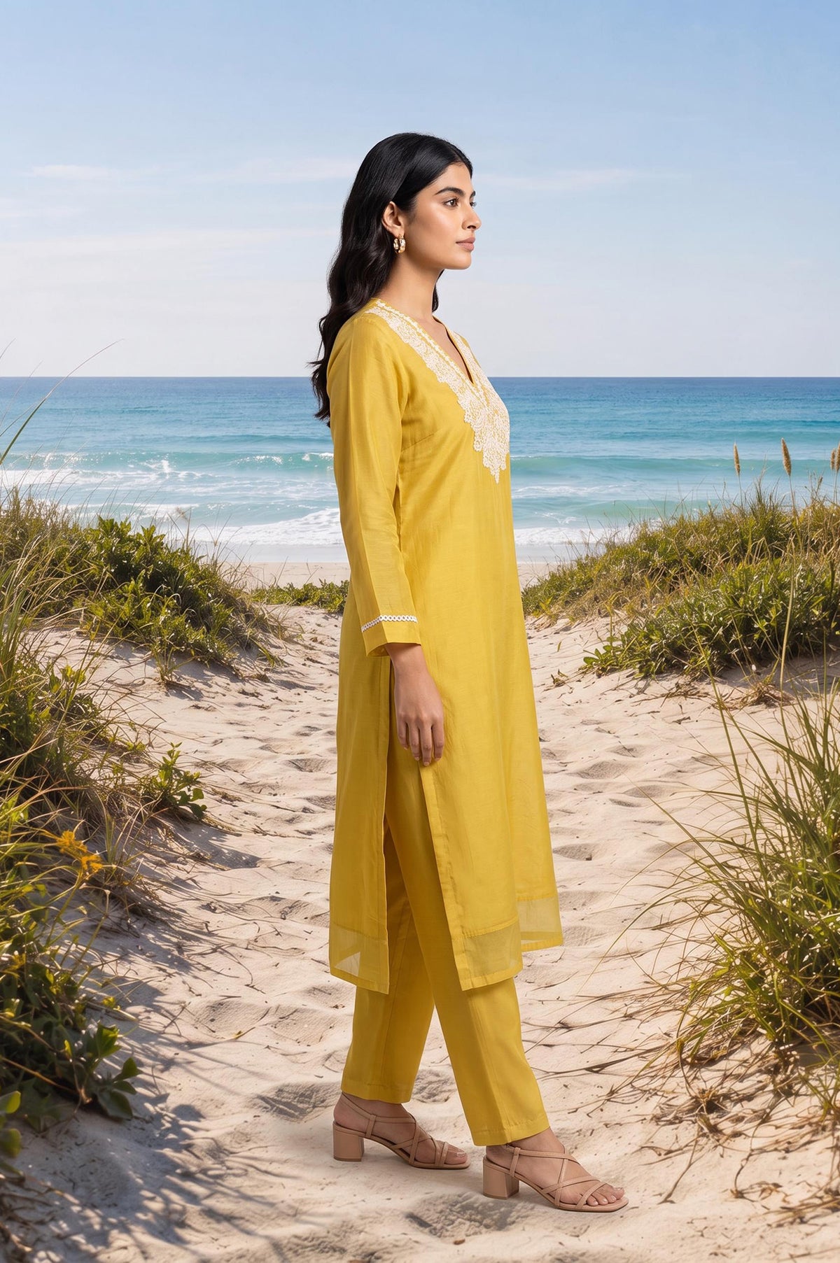 Assorted Solid Straight Kurta