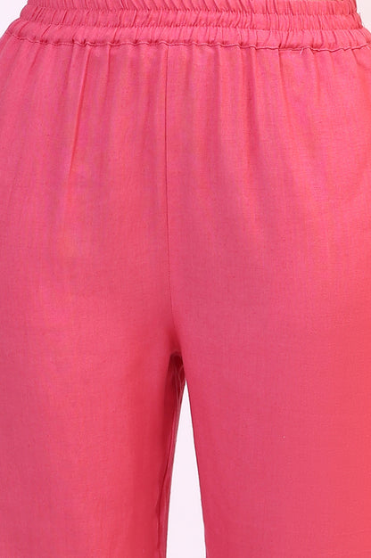 White Mirror Work Pure Cotton Straight Kurta