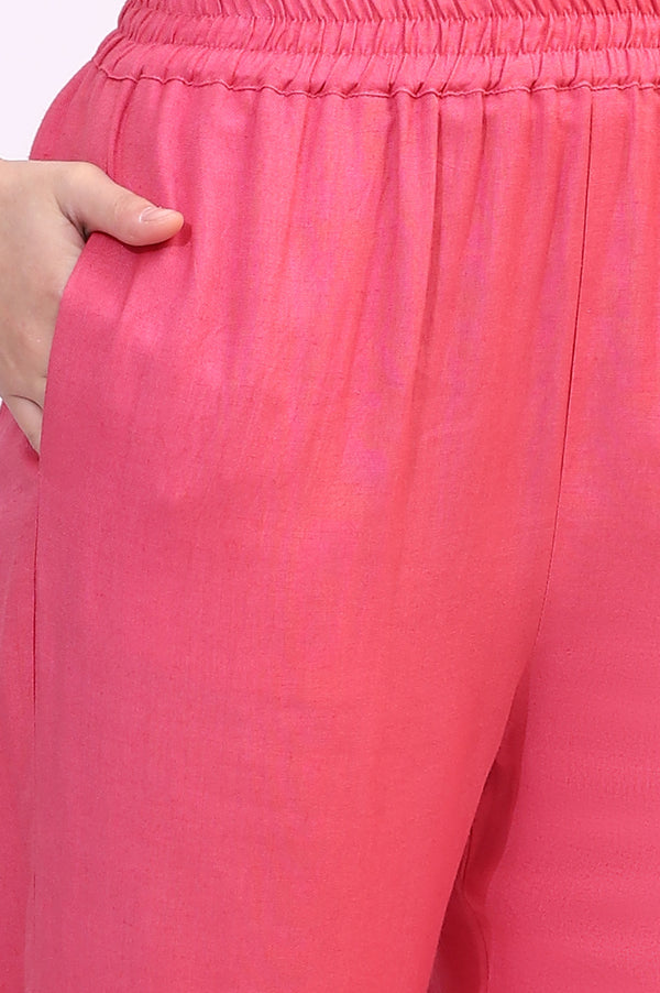 White Mirror Work Pure Cotton Straight Kurta