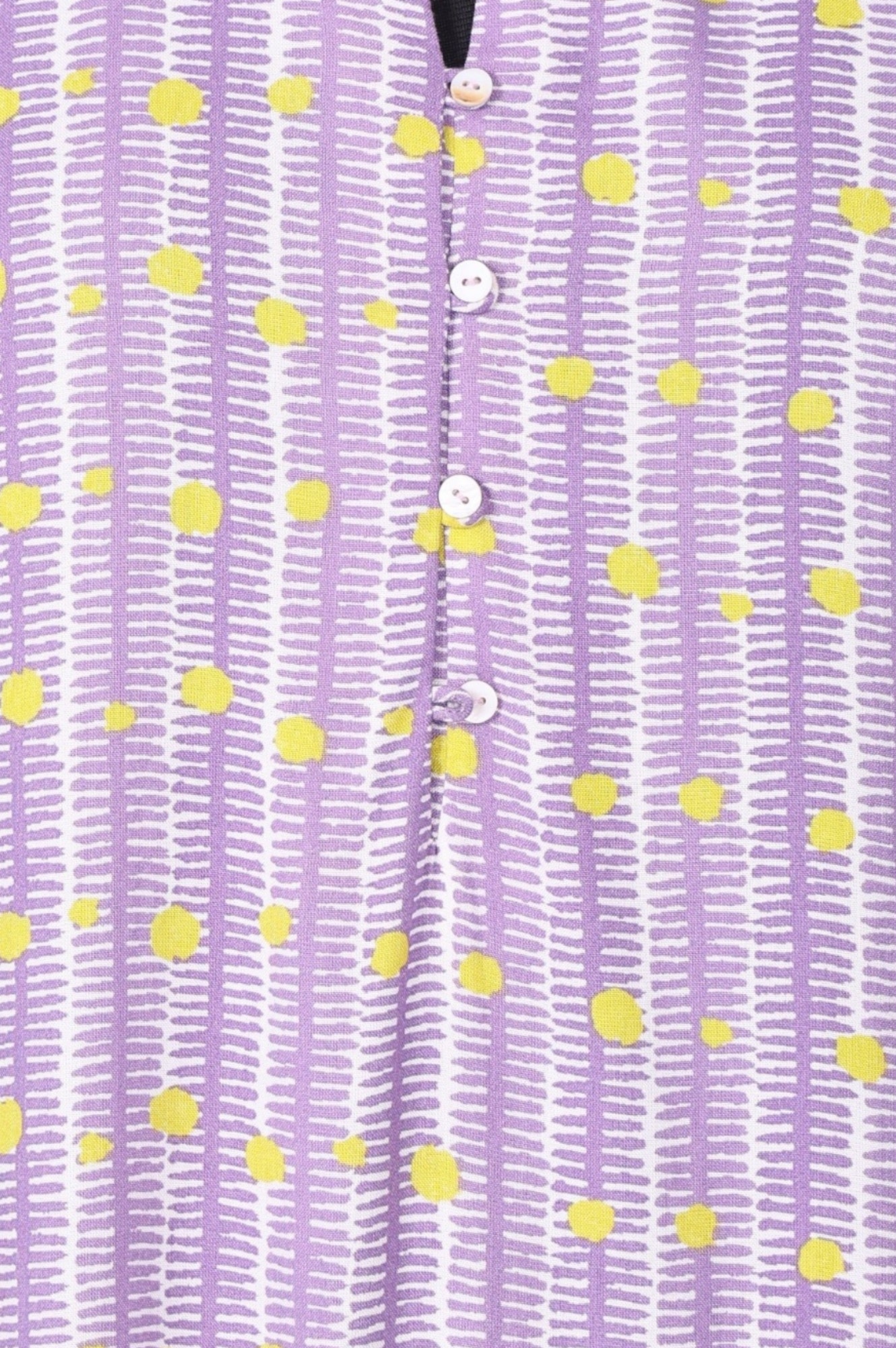 Purple Geometric Printed Rayon Straight Kurta