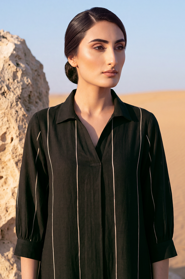 Just One More Coffee Relaxed Casual Shirt Dress