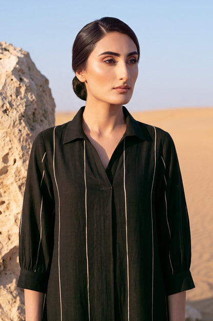 Just One More Coffee Relaxed Casual Shirt Dress