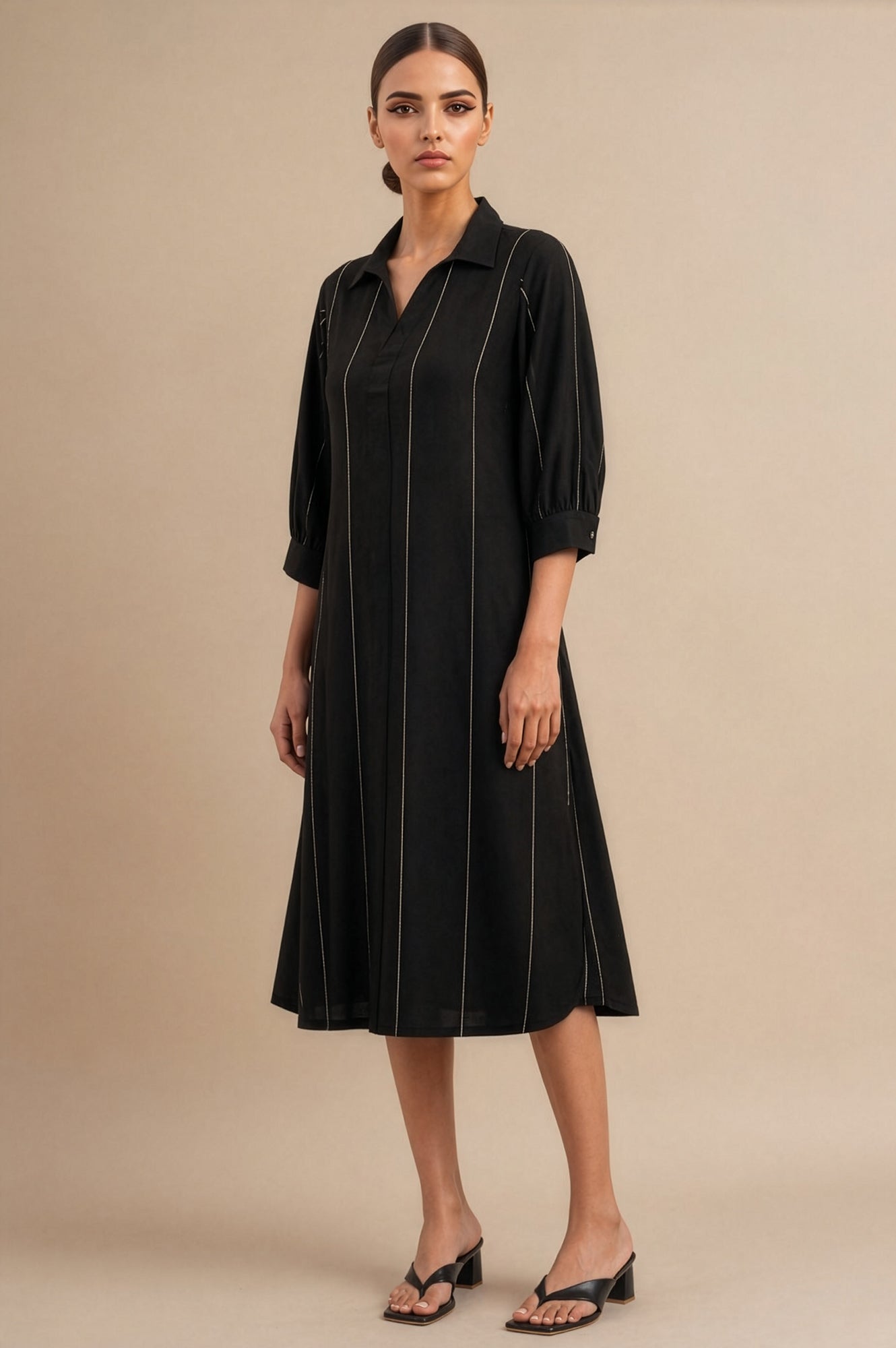 Just One More Coffee Relaxed Casual Shirt Dress