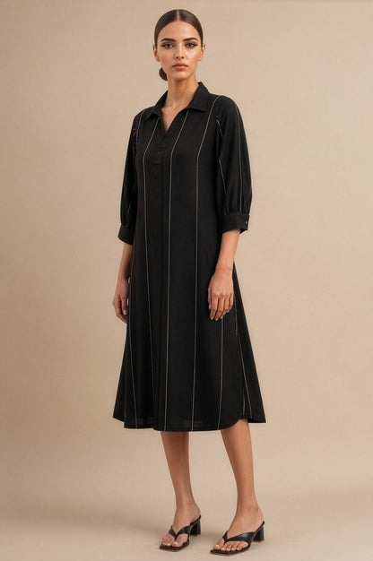 Just One More Coffee Relaxed Casual Shirt Dress