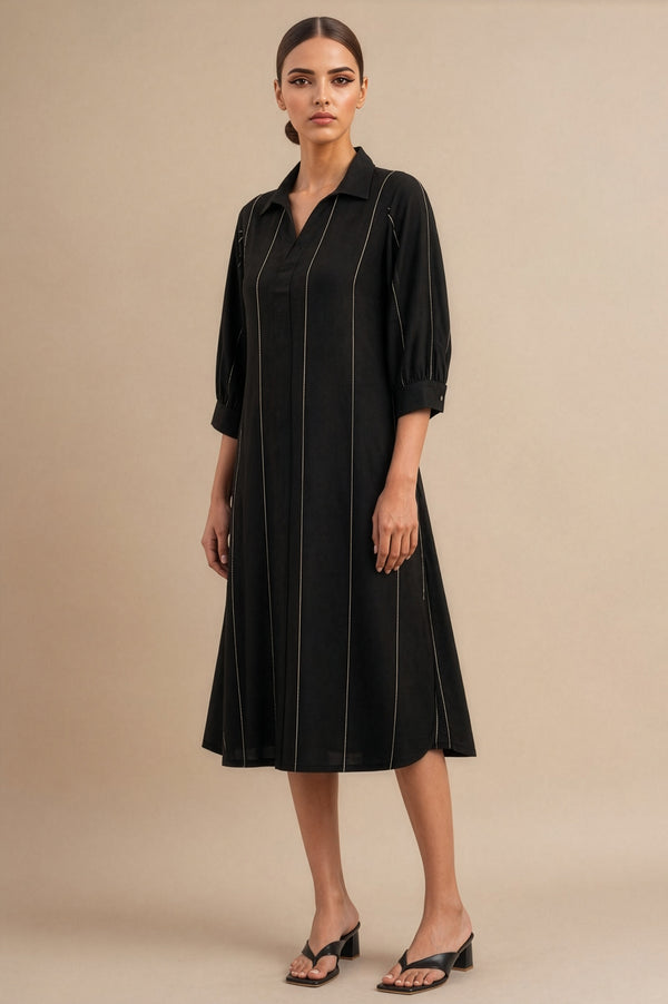 Just One More Coffee Relaxed Casual Shirt Dress