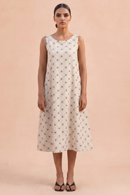 The Brunch Hour Casual Embroidered Flared Dress