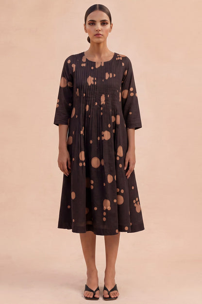 Polka, Please Work Flared Dress