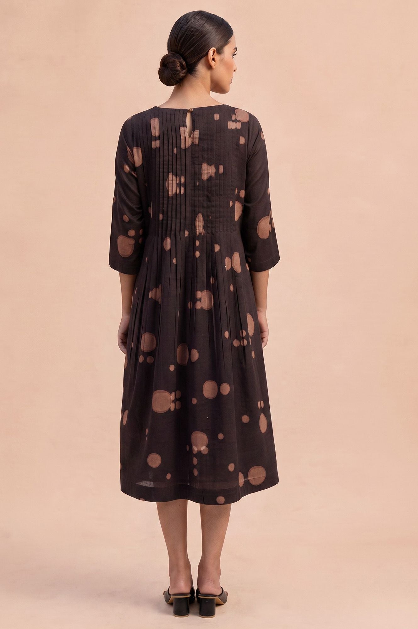 Polka, Please Work Flared Dress