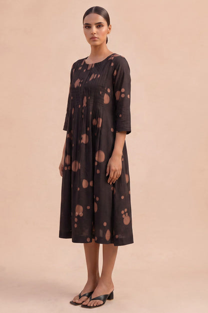 Polka, Please Work Flared Dress