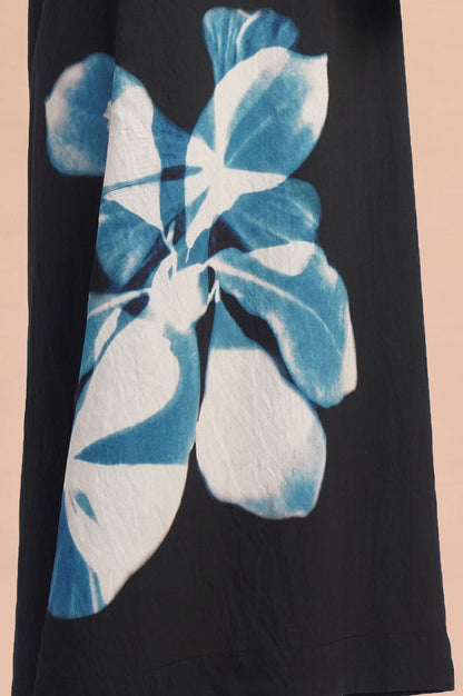 Painterly Casual Flared Dress