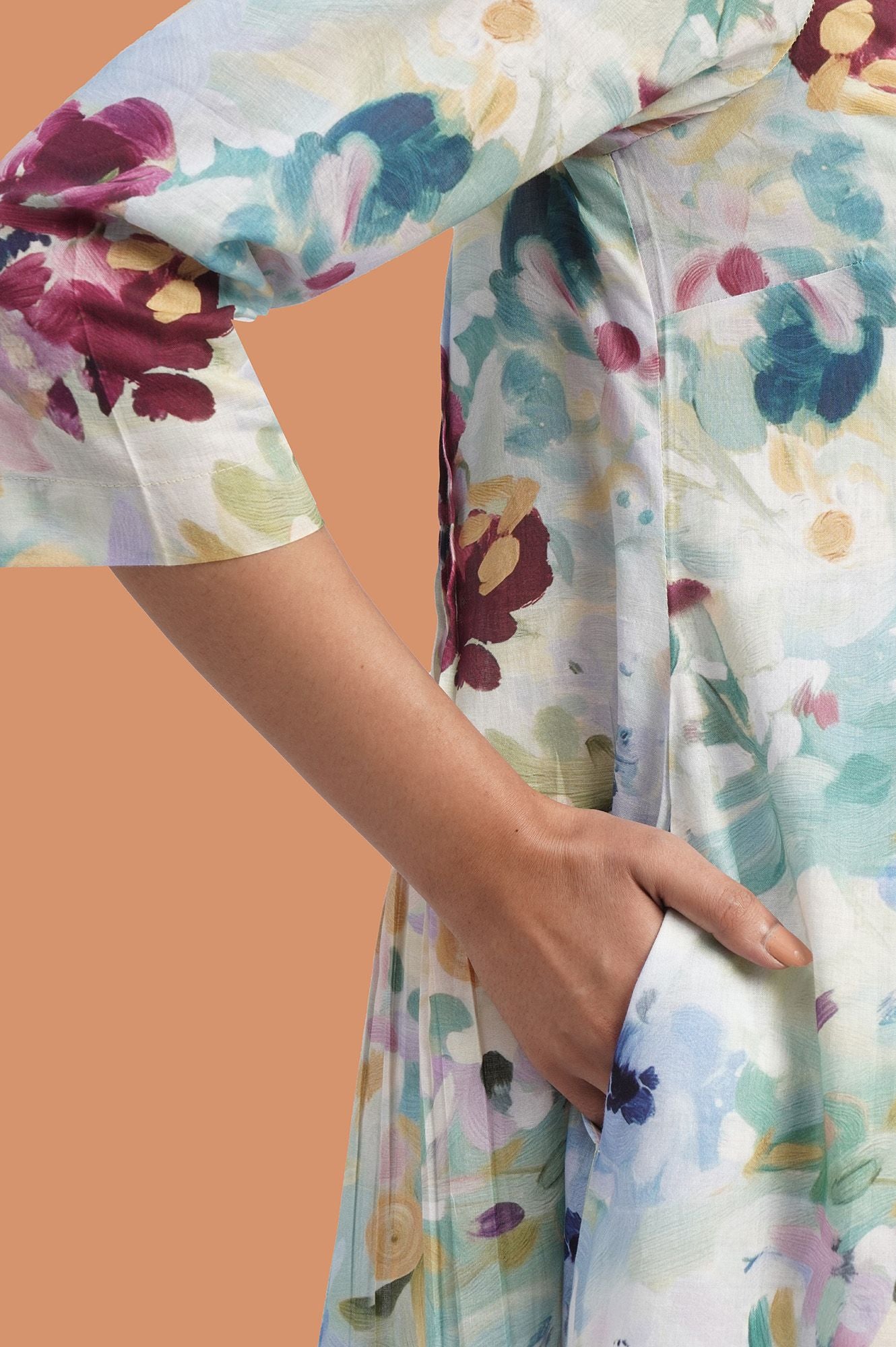 Fresh Canvas Picnic Flared Dress