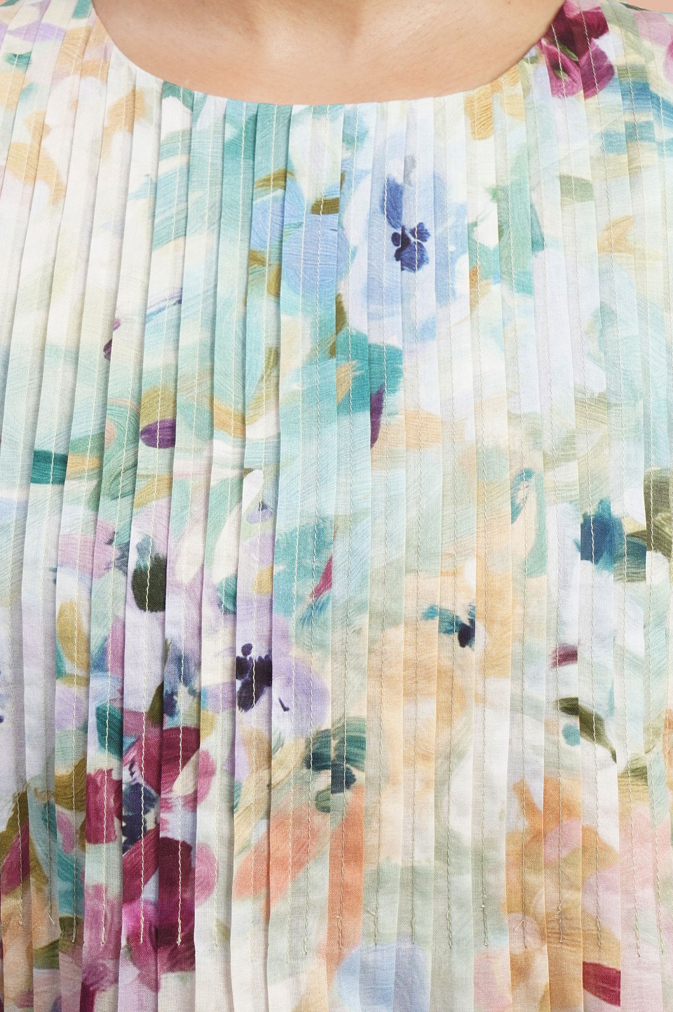 Fresh Canvas Picnic Flared Dress