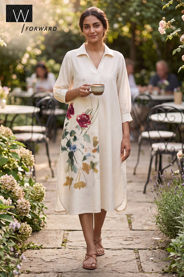 A Day In Bloom Brunch Shirt Dress