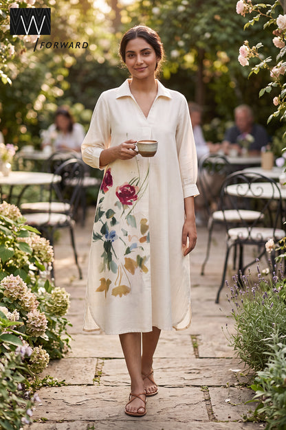 A Day In Bloom Brunch Shirt Dress