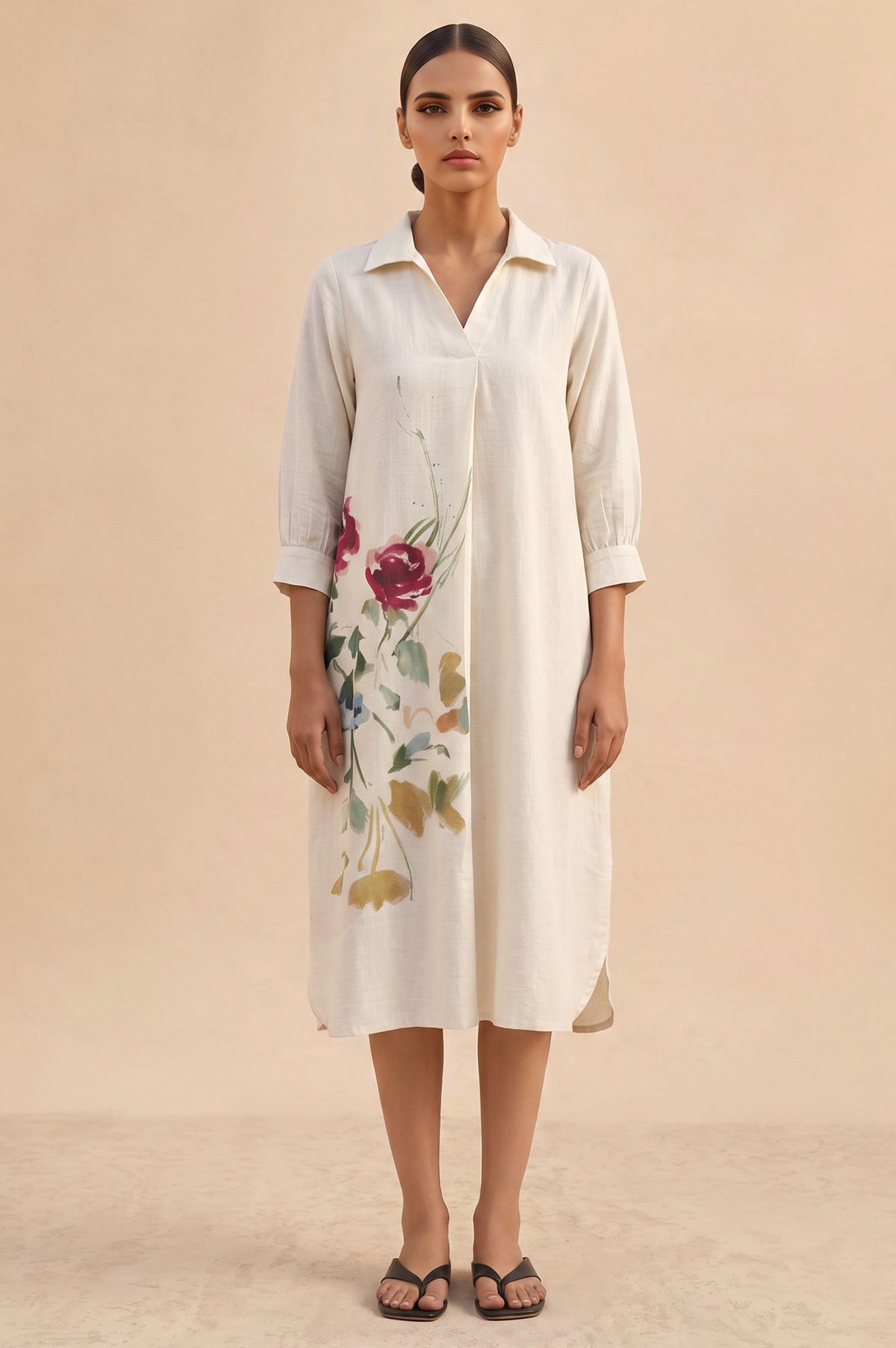 A Day In Bloom Brunch Shirt Dress
