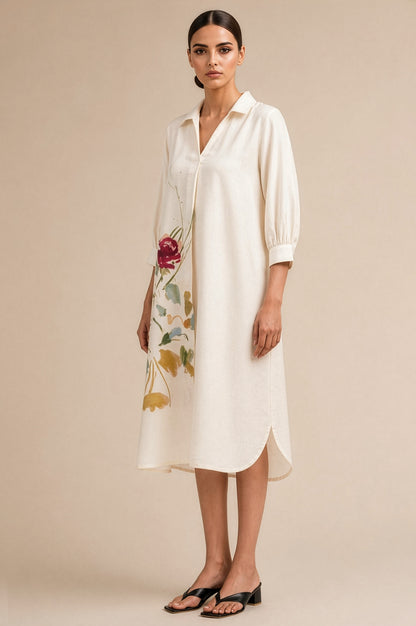 A Day In Bloom Brunch Shirt Dress