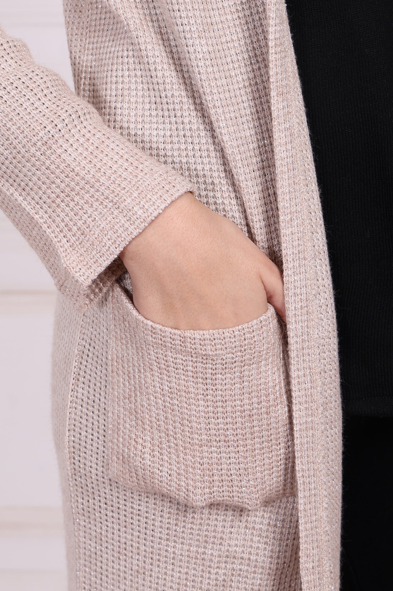 Beige Solid Rayon Winter Trench Jacket