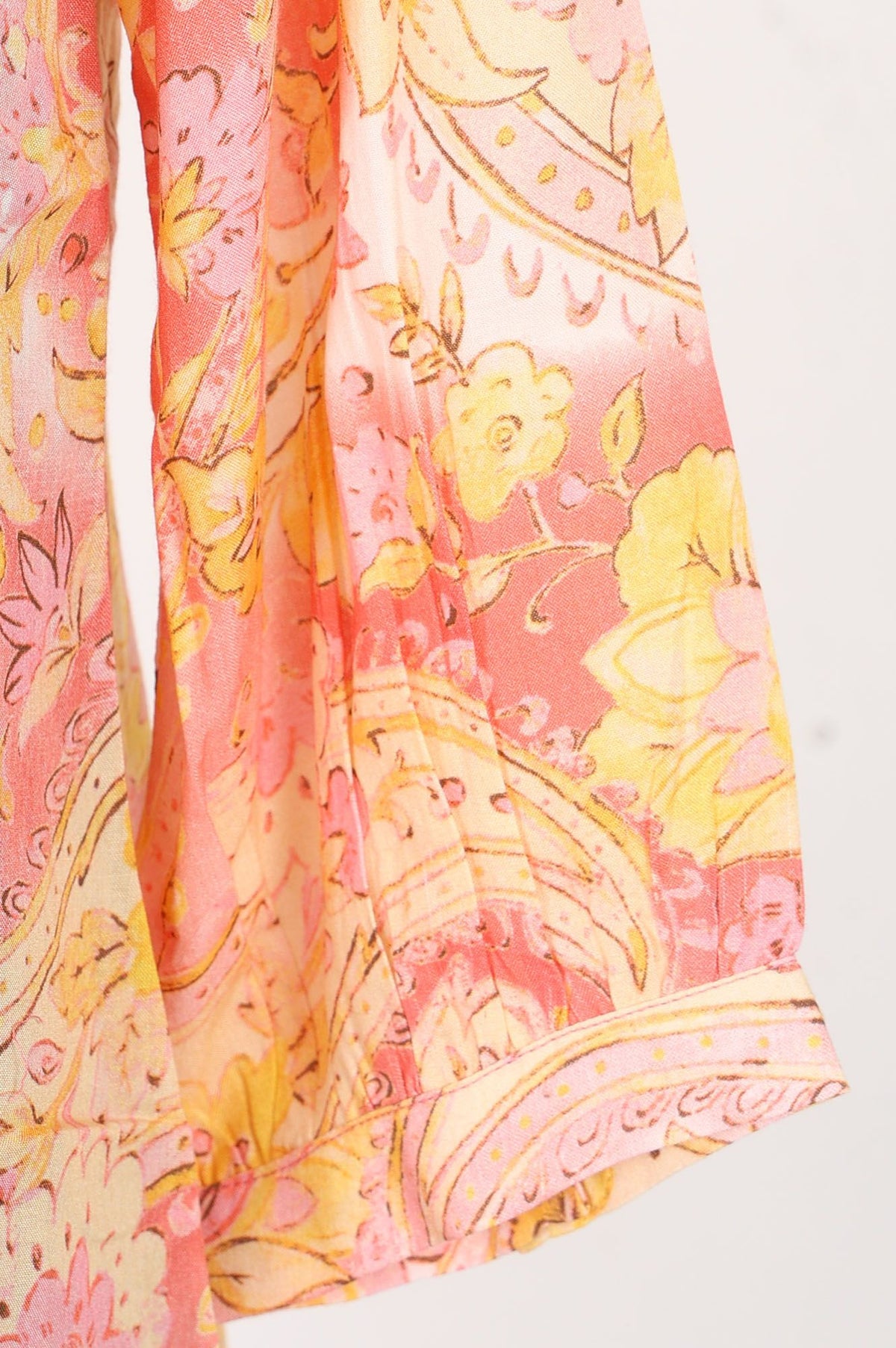 Pink Paisley Modal Straight Top