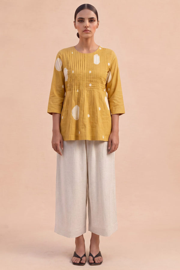 A Little Sunshine Casual Flared Top