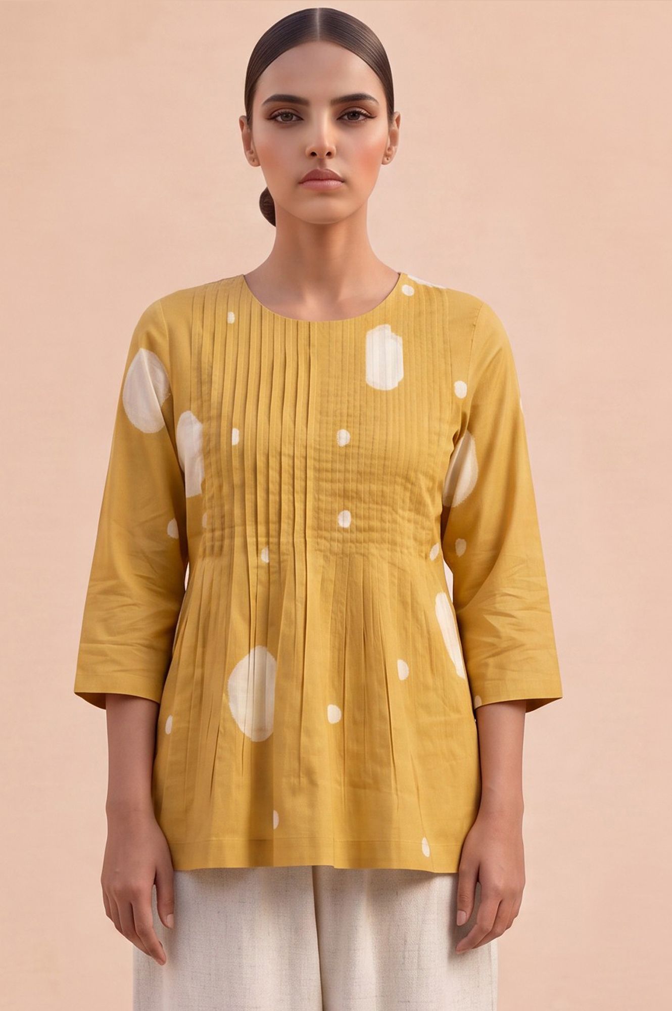A Little Sunshine Casual Flared Top