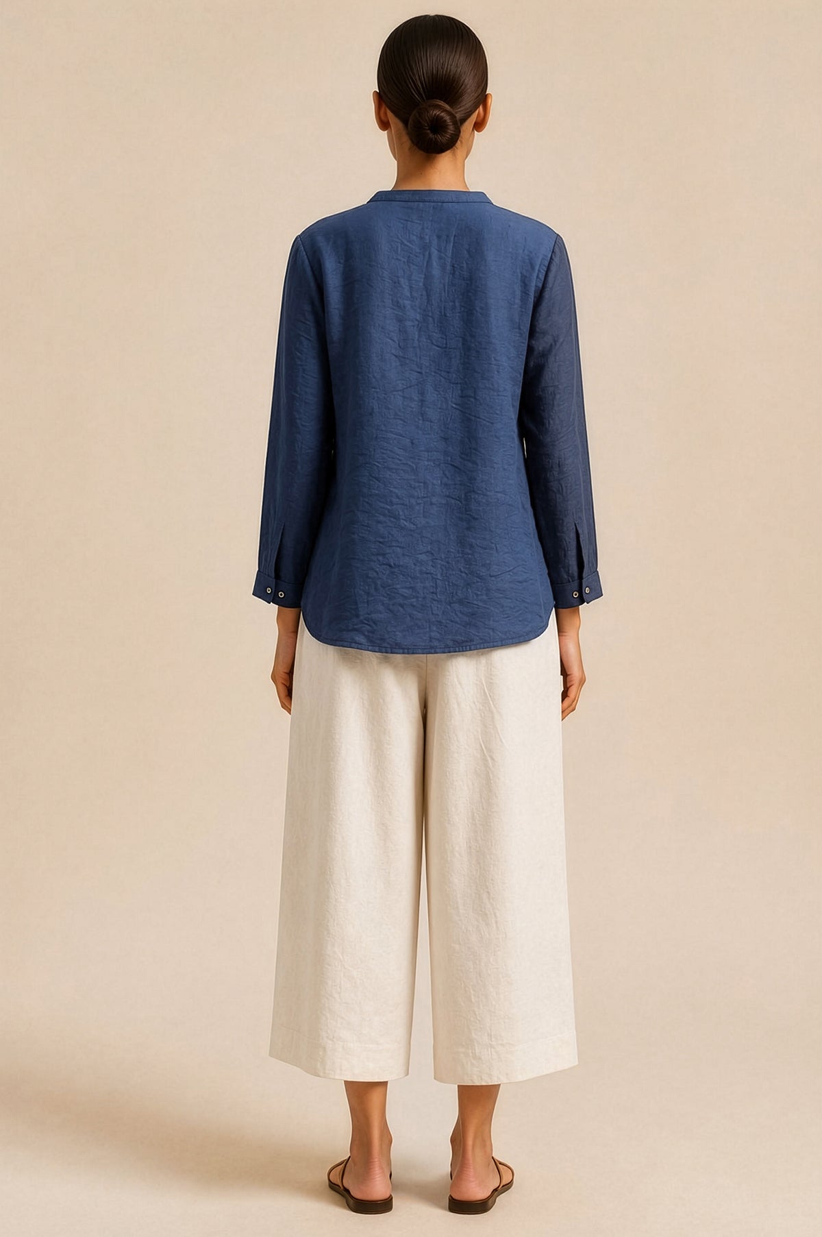 Textured Ease Crinkled Relaxed AM-to-PM Shirt