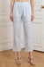 Blue Floral Printed Pure Cotton Ankle Length Pants