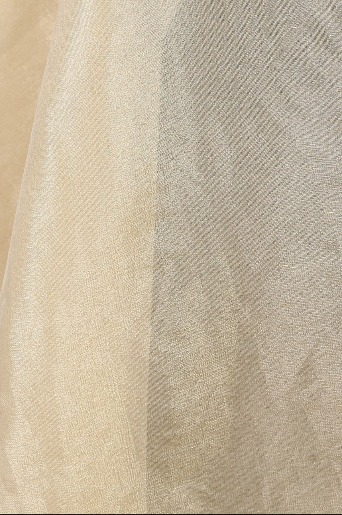 Champagne Solid Shimmer Yarn Dyed Tissue Dupatta