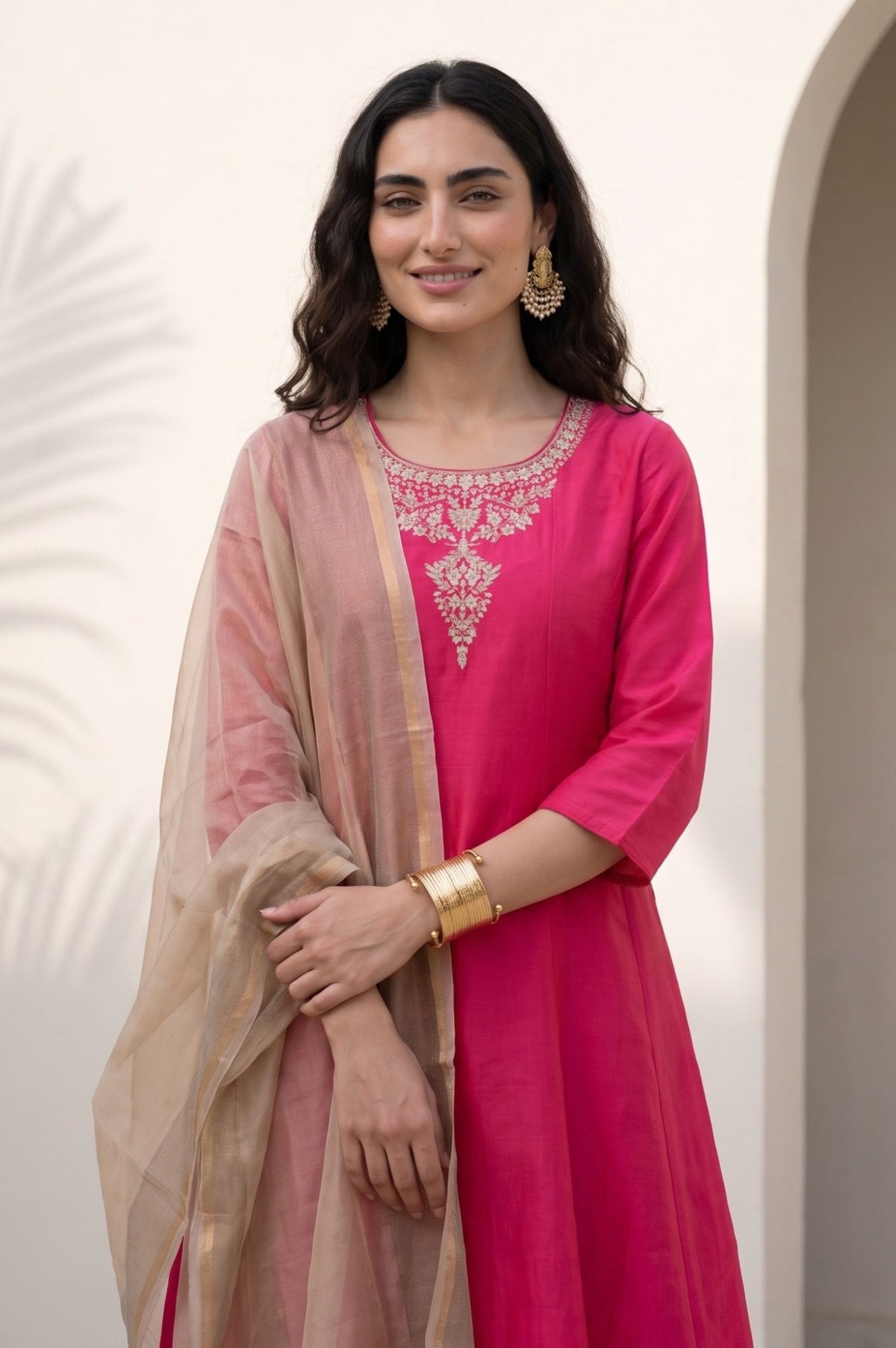 Gold Tissue Dupatta