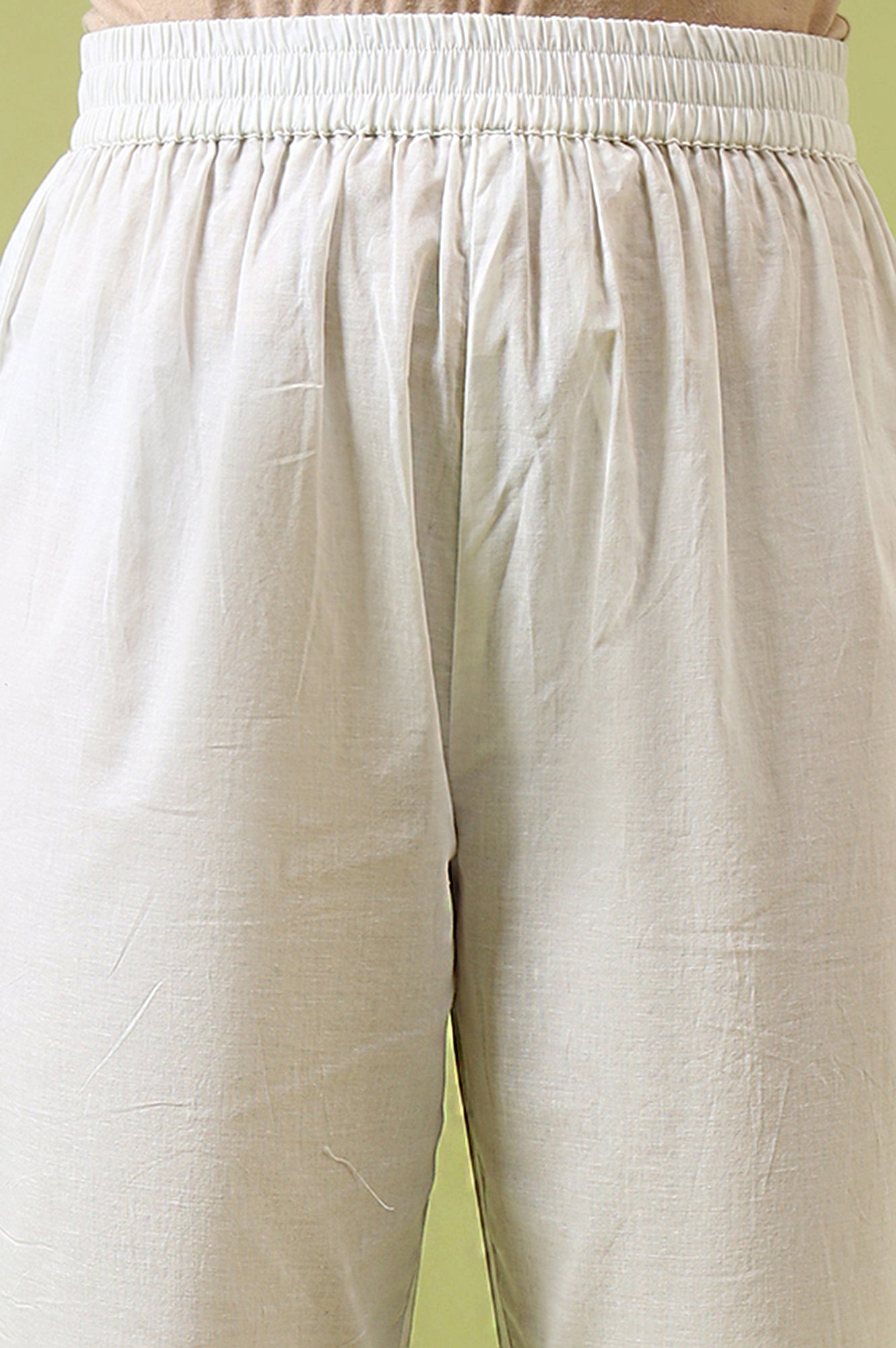 Pink Floral Printed Pure Cotton Anarkali Kurta and Straight Pants Set