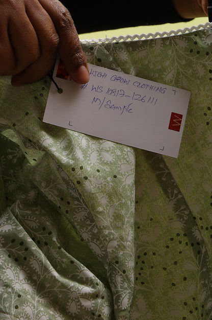 Green Paisley Printed Pure Cotton Anarkali Kurta and Pants Set