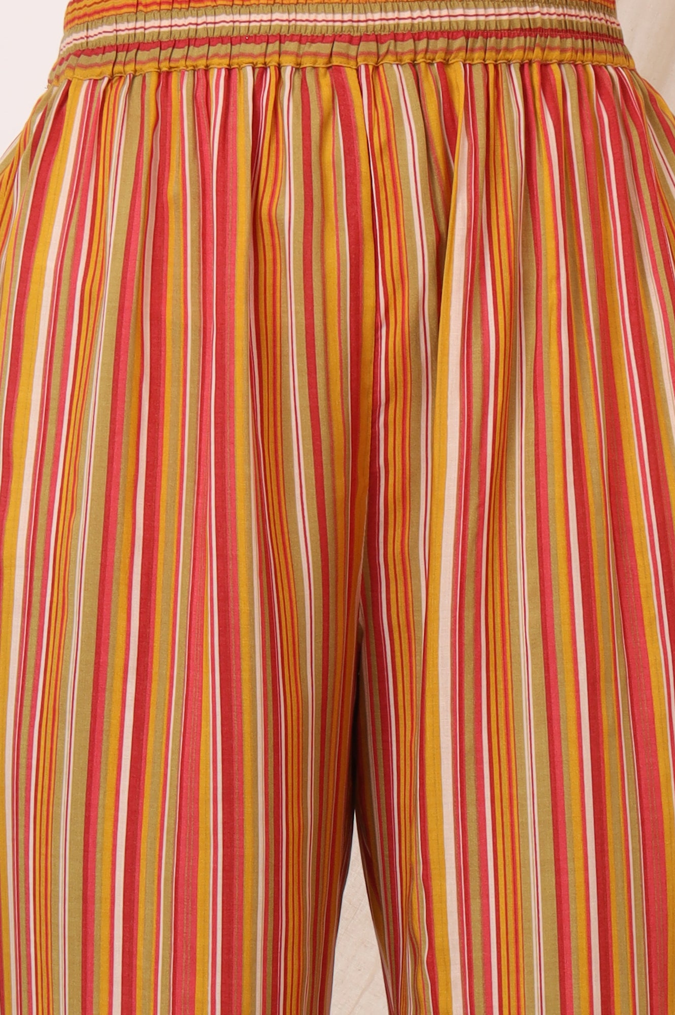 Beige Floral Printed Pure Cotton Straight Kurta, Pants and Dupatta Set