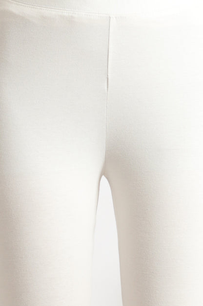 Light Pink Floral Printed A-line Pure Cotton Kurta and Leggings Set