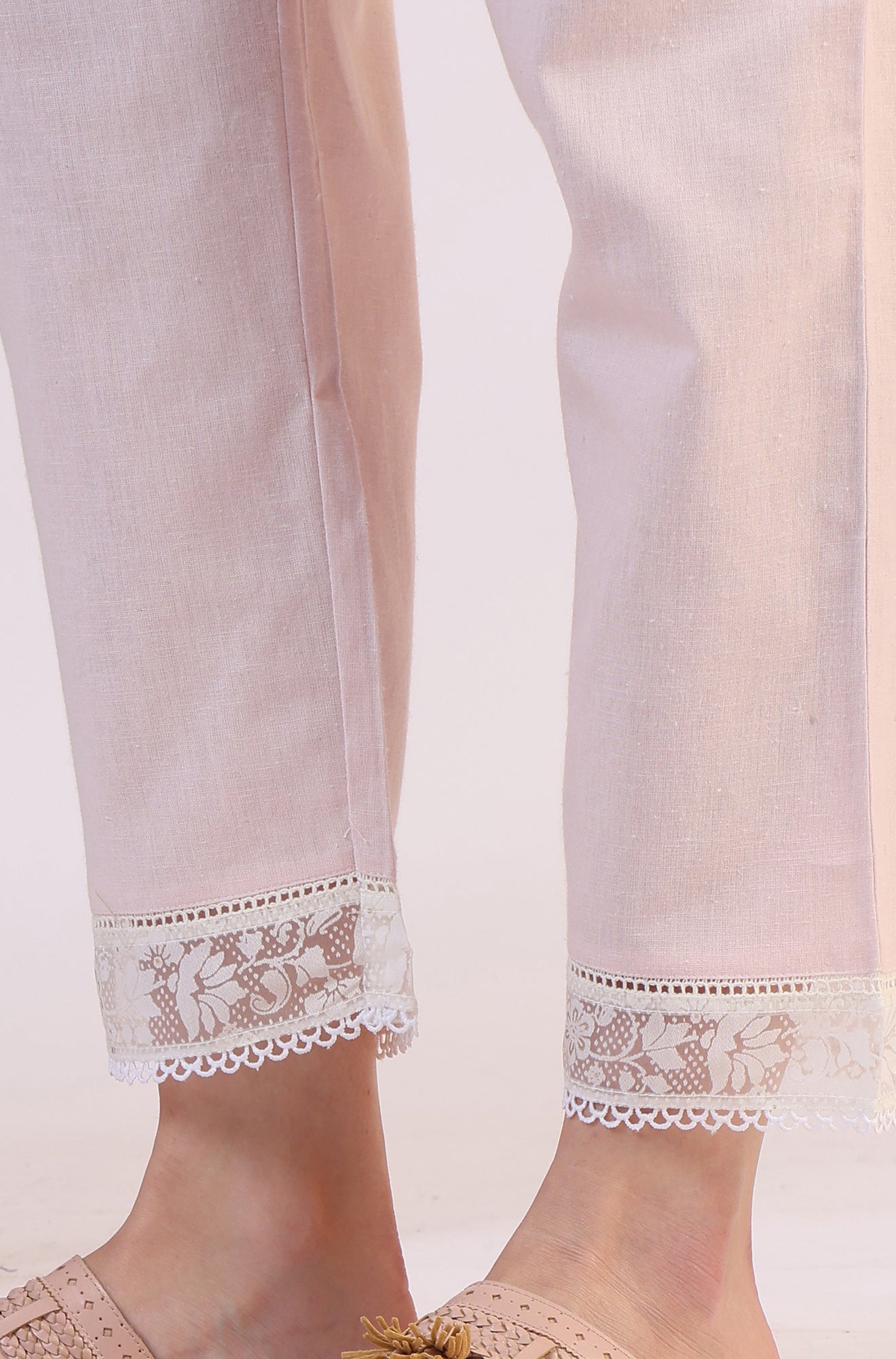 Pink Geometric Printed Anarkali Kota Kurta &amp; Straight Pant With Dupatta Set