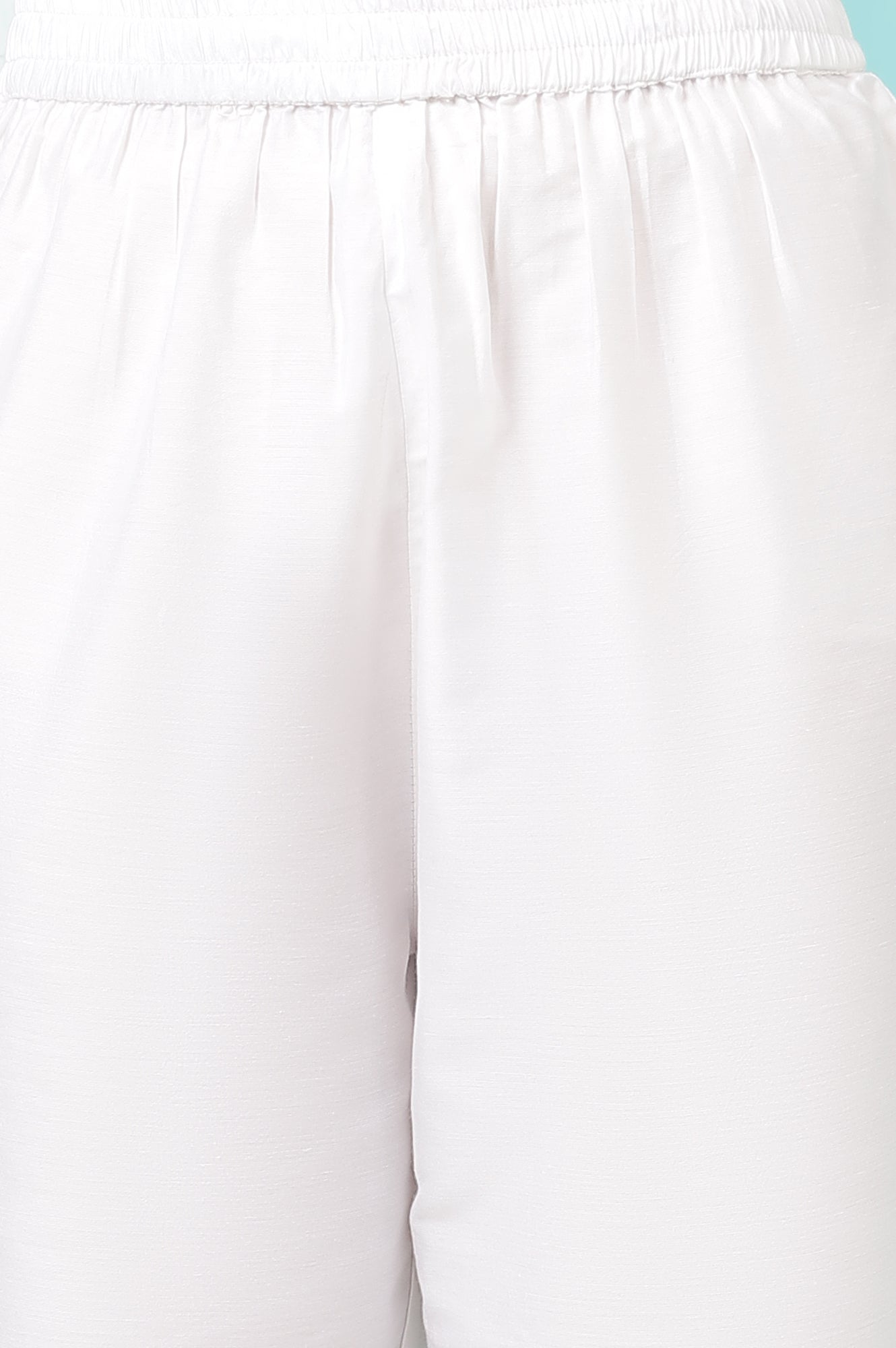 Lime Green Floral Printed Shantung Flared Kurta, Straight Pants and Dupatta Set