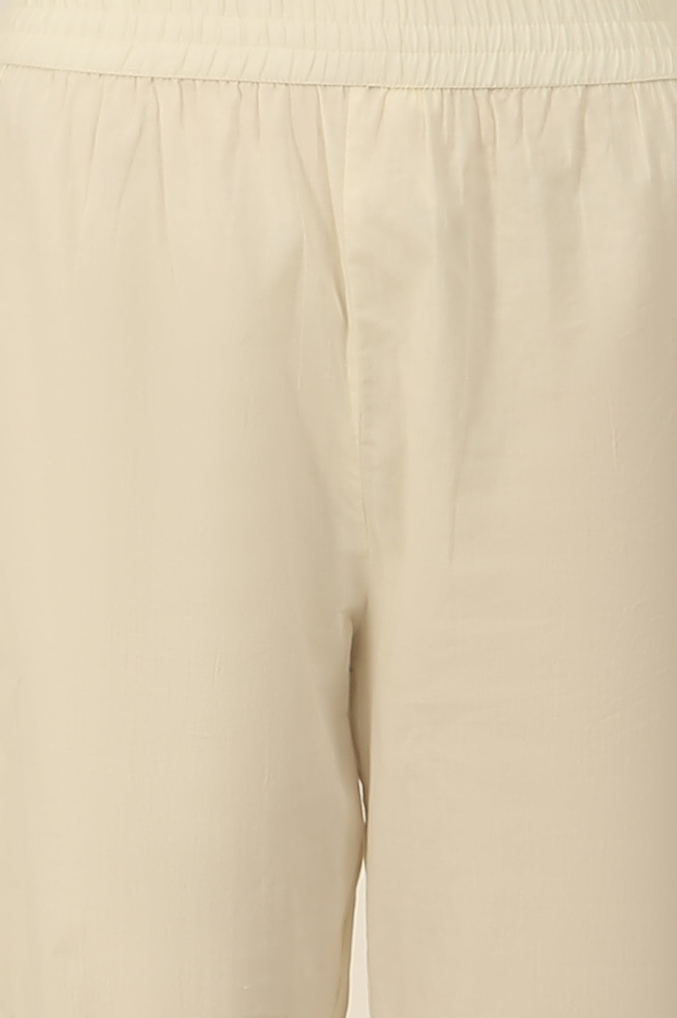 White Thread Embroidered Textured Cotton A-line Kurta, Straight Pants and Dupatta Set