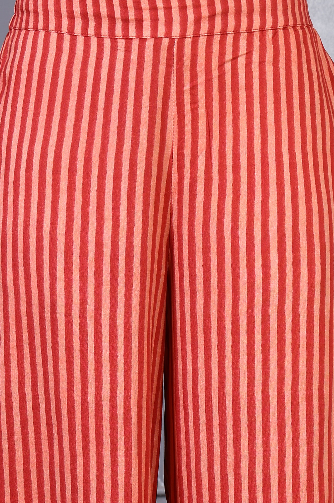 Orange Floral Printed Lace Organza A-line Sheer Kurta, Crop Top and Pants Set