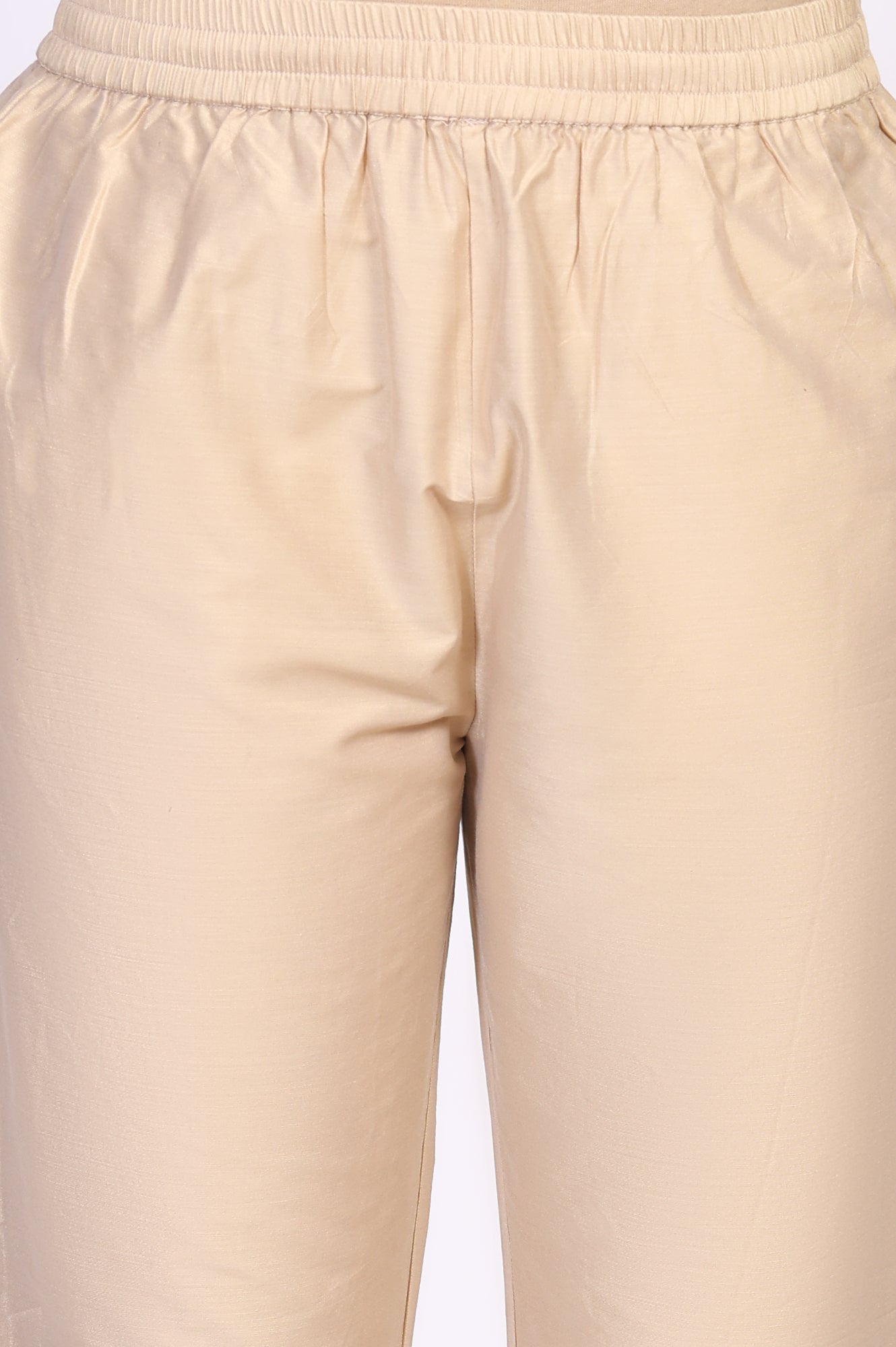 Off-White Floral Printed Straight Tissue Kurta with Straight Pant and Dupatta Set