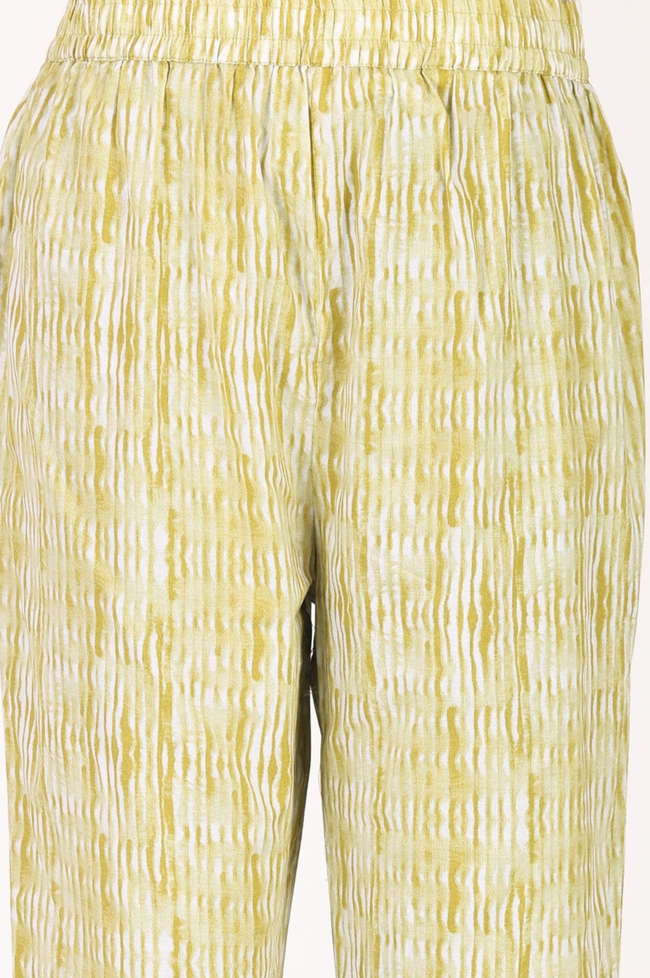 Yellow Printed Pure Cotton Flared Kurta With Pants and Dupatta Set