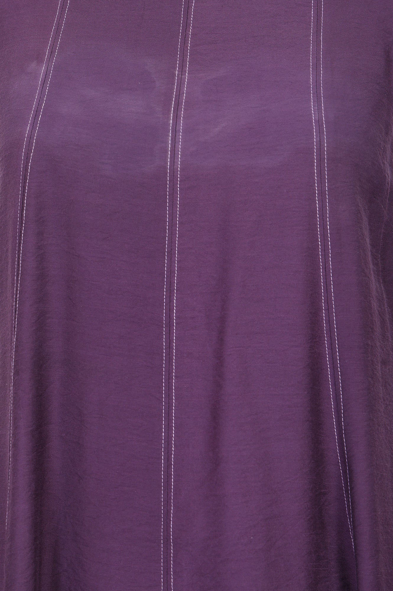 Purple Solid A-Line Sleeveless Kurta With Pants Co-ord Set