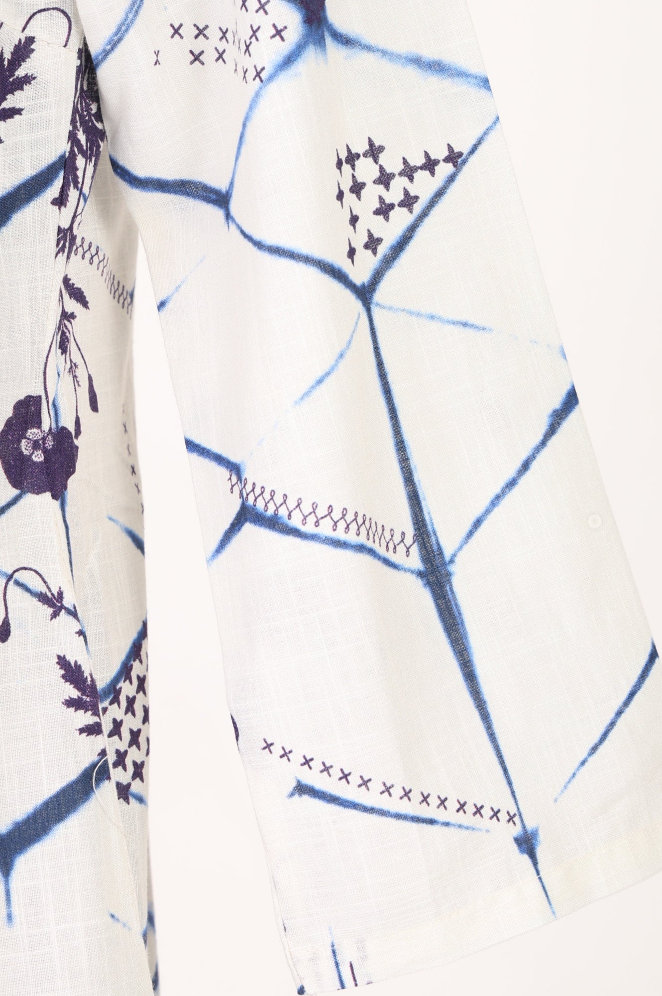 Off White Geometric Printed Pure Cotton Straight Kurta With Pants and Dupatta Set