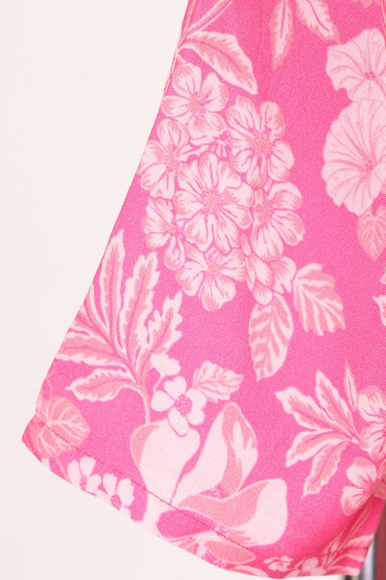 Pink Floral Printed Flared Kurta and Pants Co-ord Set