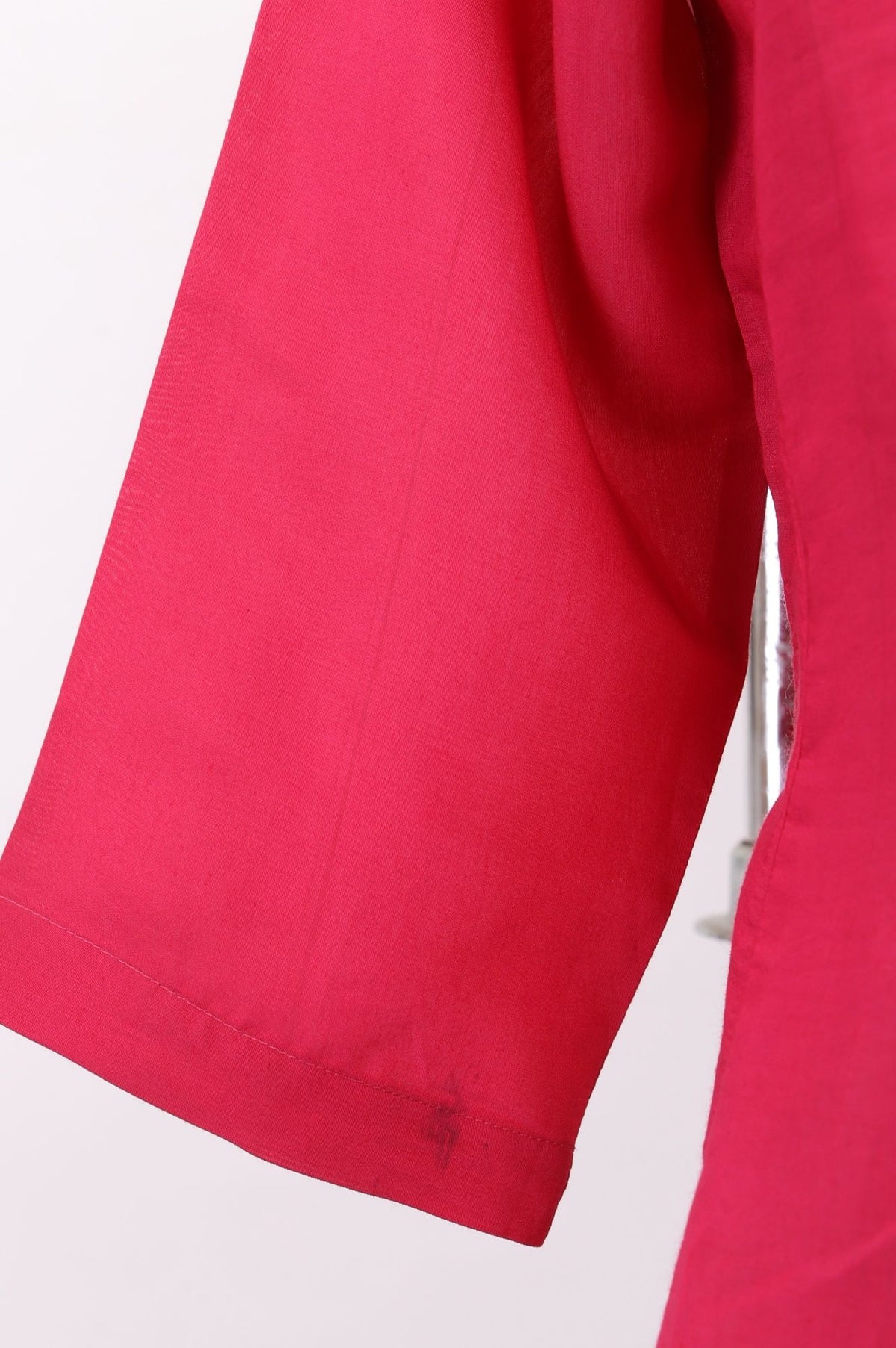 Pink Embroidered Chanderi Straight Kurta with Pants Set