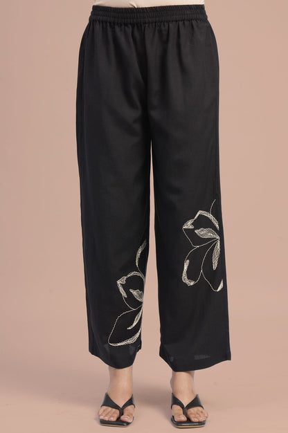 Airport Arrival Embroidered Straight Kurta &amp; Pant Set