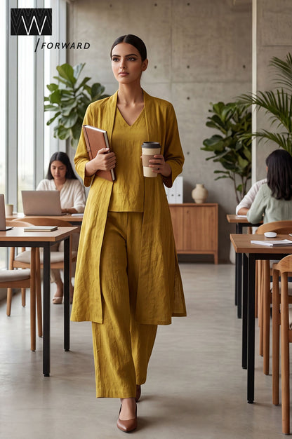 Miles to Go Everyday Top, Jacket &amp; Parallel Pants Layered Set