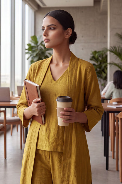 Miles to Go Everyday Top, Jacket &amp; Parallel Pants Layered Set